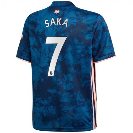 Koszulka Arsenal Saka 7 Trzeci Stroje Piłkarskie 2020/21 Krótki Rękaw